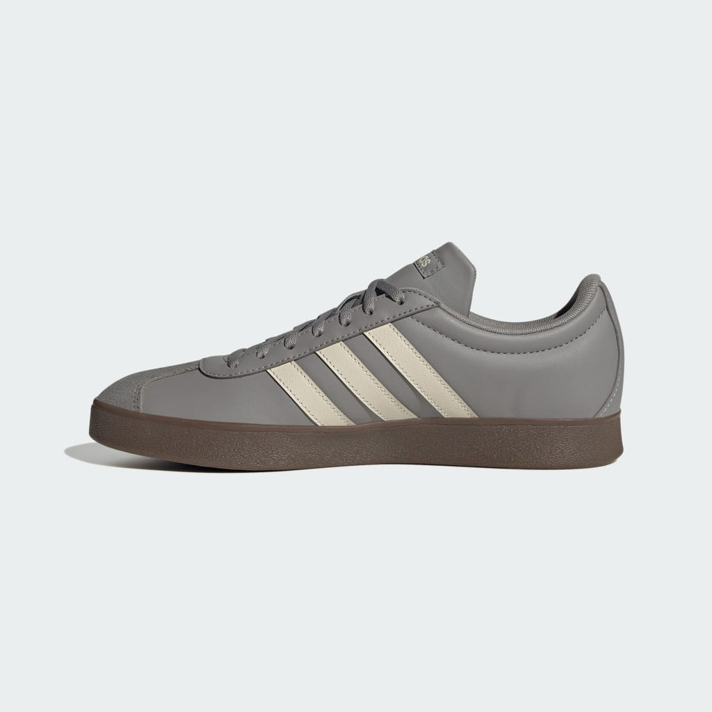 Adidas Men's VL Court Base Shoes - Charcoal Solid Grey / Alumina / Grey Four - Image 6