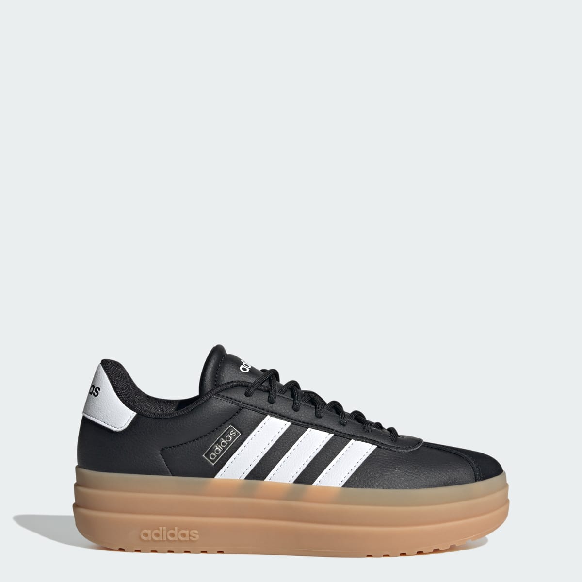 Adidas Women's VL Court Bold Shoes - Core Black / Cloud White / Cyber Metallic - Image 1