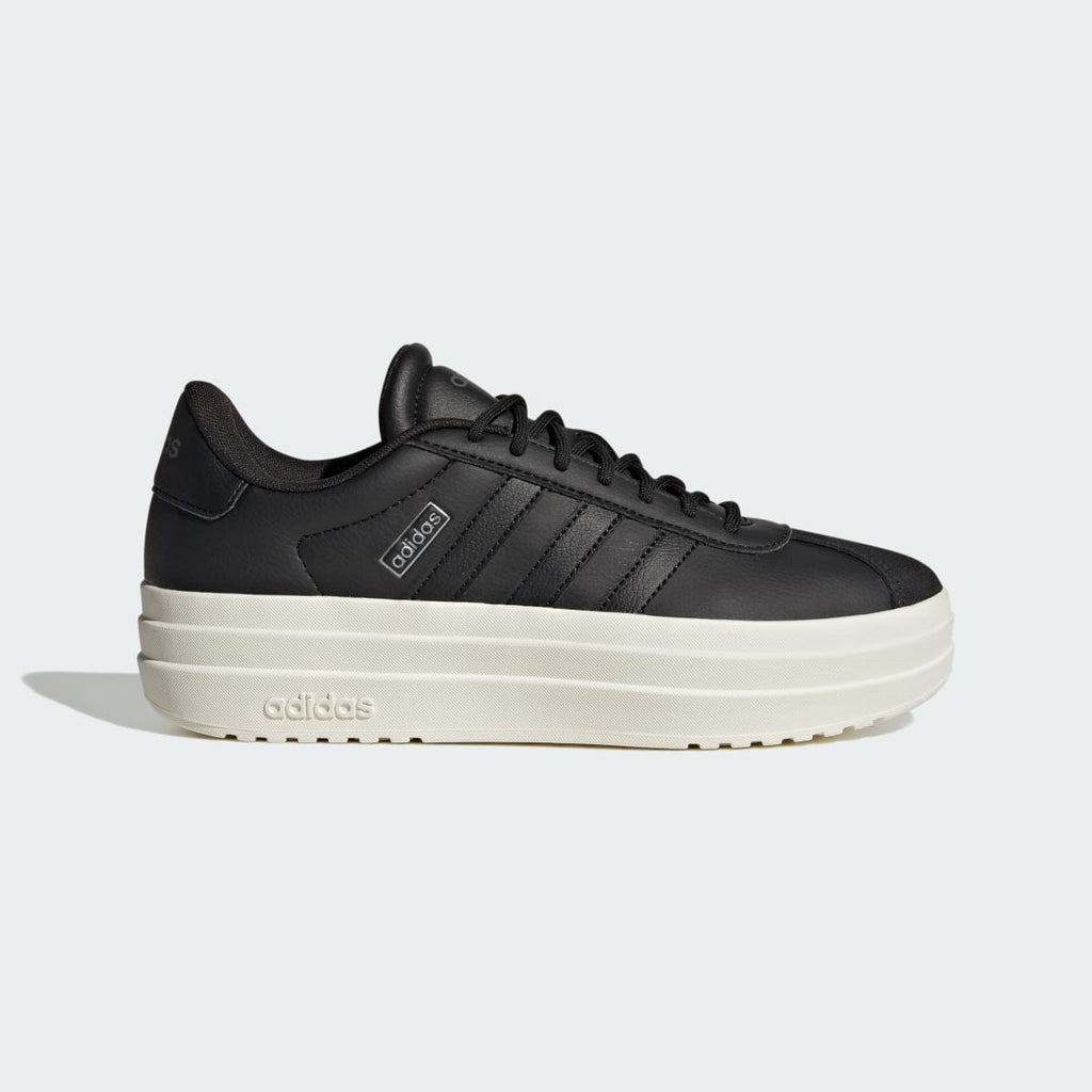 Adidas Women's VL Court Bold Shoes - Core Black / Core Black / Off White - Image 1