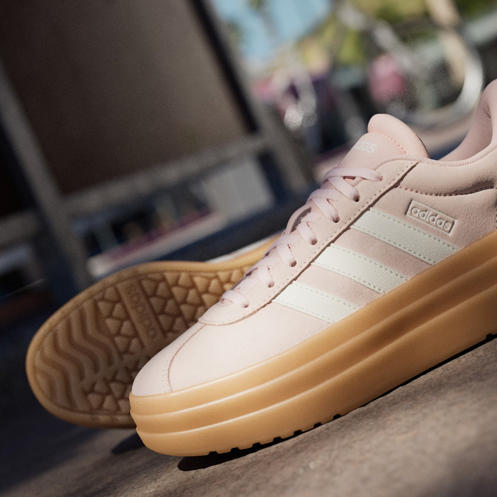 Adidas Women's VL Court Bold Shoes - Blush Pink / Off White / Gum - Image 10
