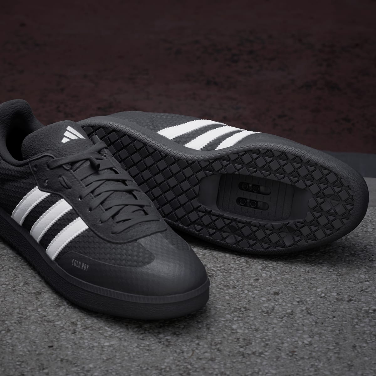 Adidas Men's Velosamba Cold.Rdy Cycling Shoes - Core Black / Cloud White / Zero Metalic - Image 11