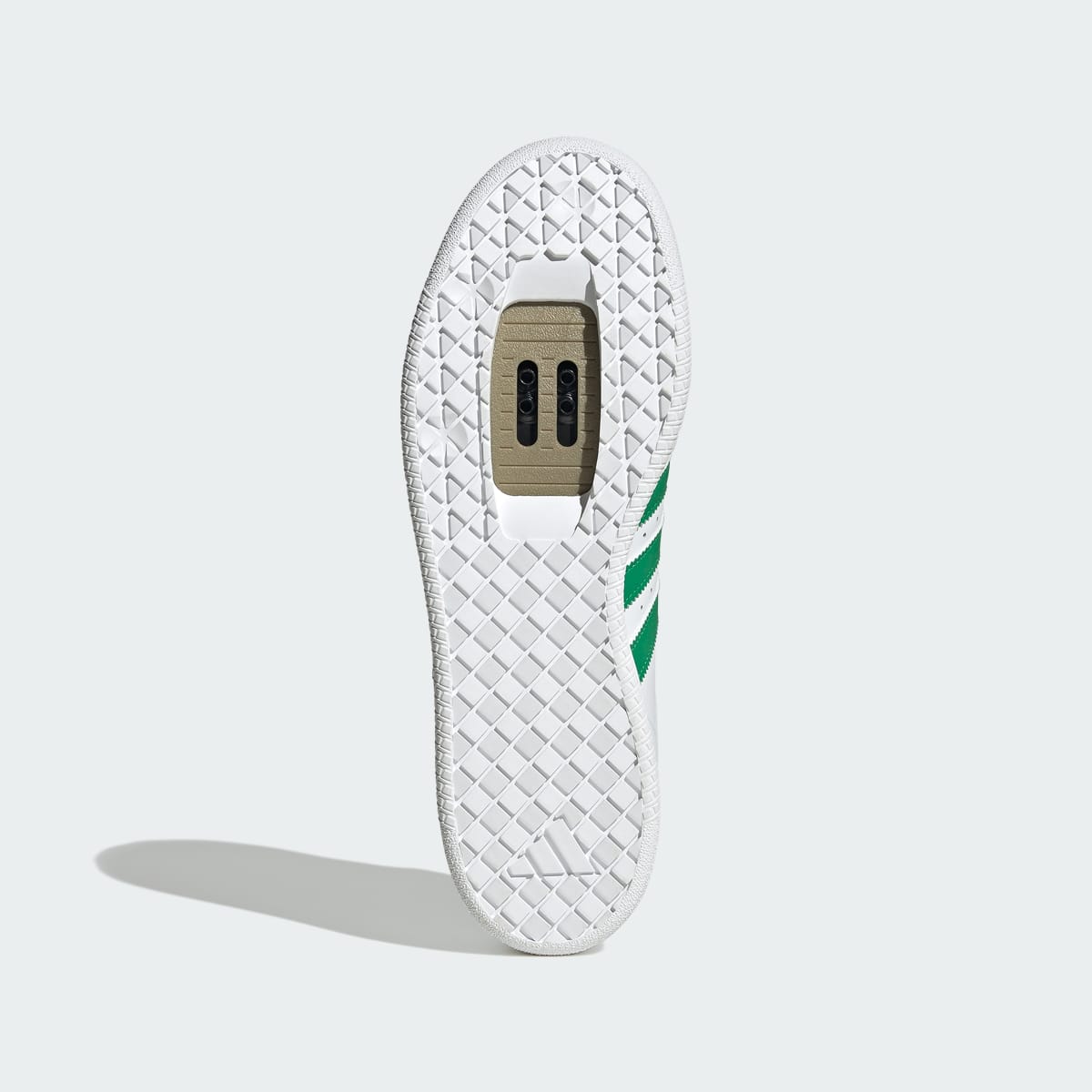 Adidas Men's Velosamba Leather Shoes - Cloud White / Green / Thermal Chrome - Image 4