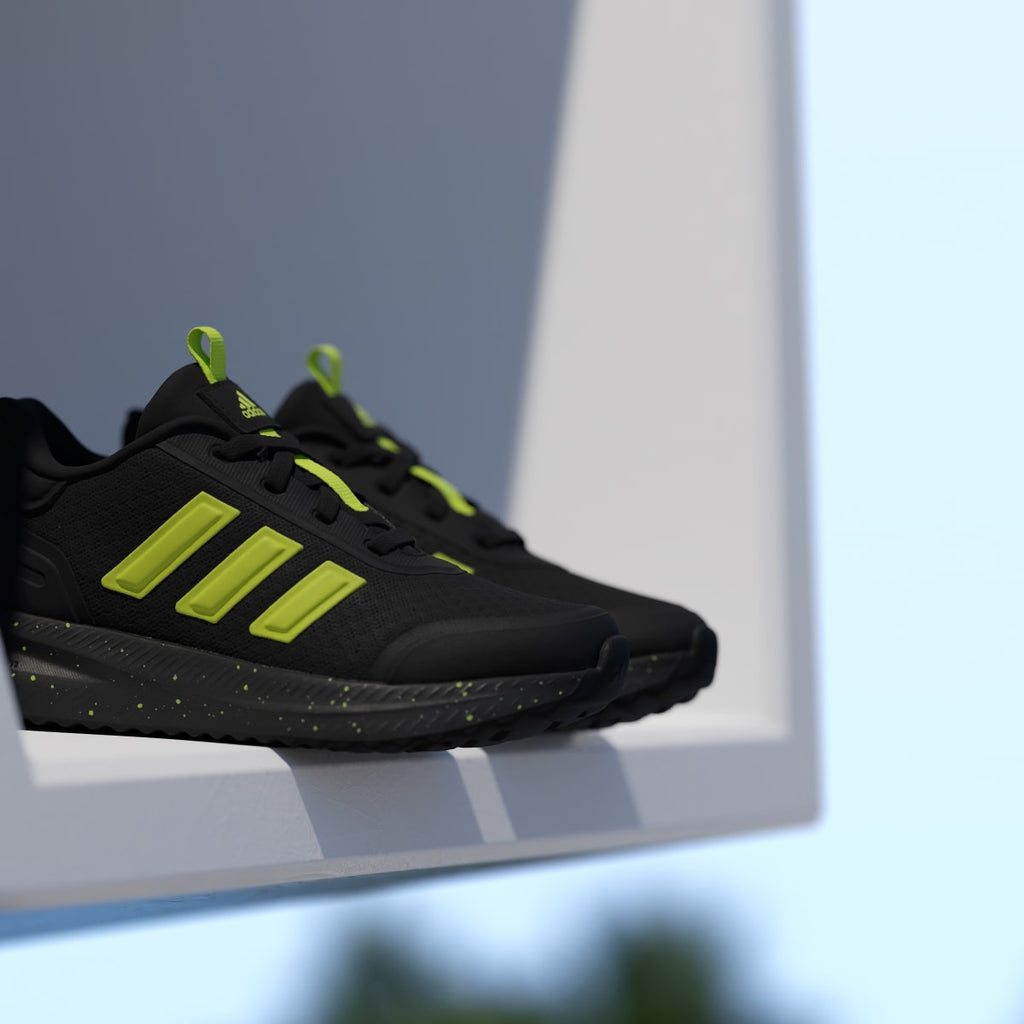 Adidas Kids' X_PLRPATH Shoes Kids - Core Black / Solar Slime / Solar Slime - Image 10