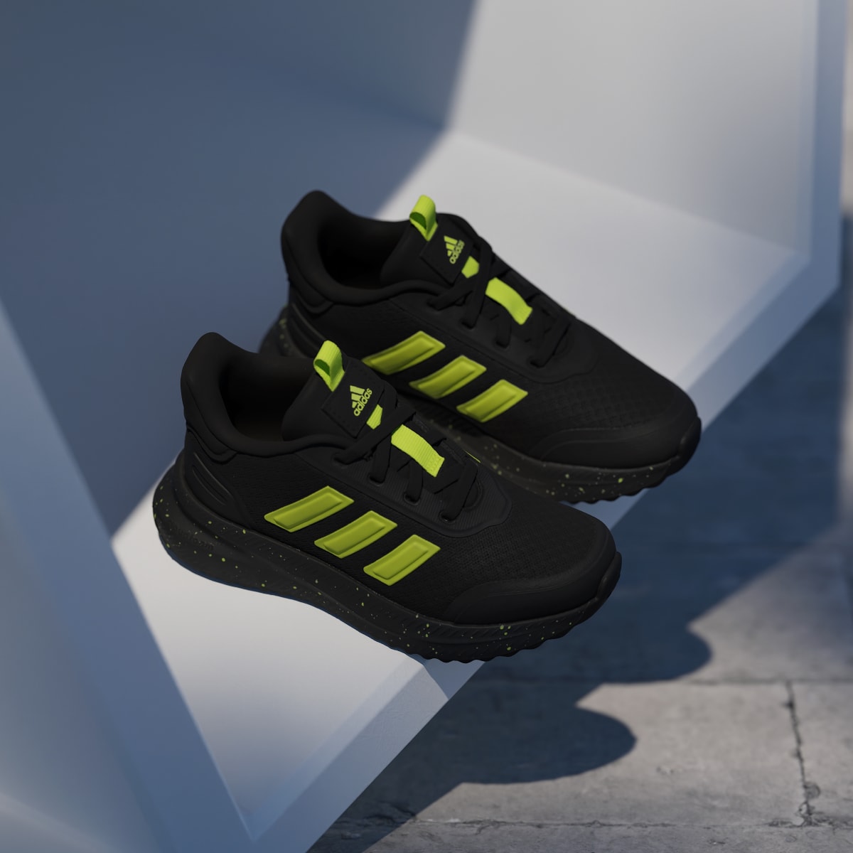 Adidas Kids' X_PLRPATH Shoes Kids - Core Black / Solar Slime / Solar Slime - Image 5