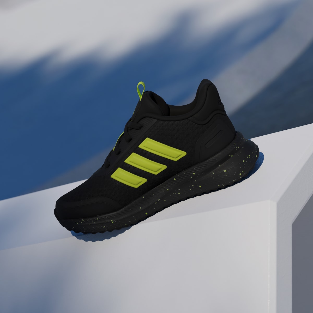 Adidas Kids' X_PLRPATH Shoes Kids - Core Black / Solar Slime / Solar Slime - Image 7