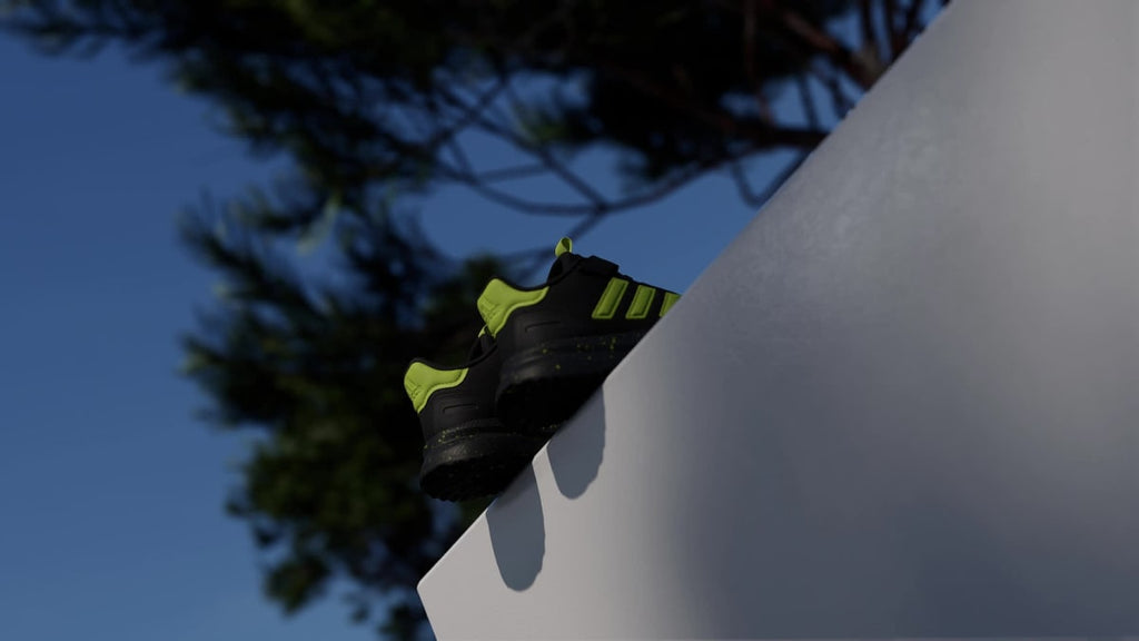 Adidas Kids' X_PLRPATH Shoes Kids - Core Black / Solar Slime / Solar Slime - Image 2