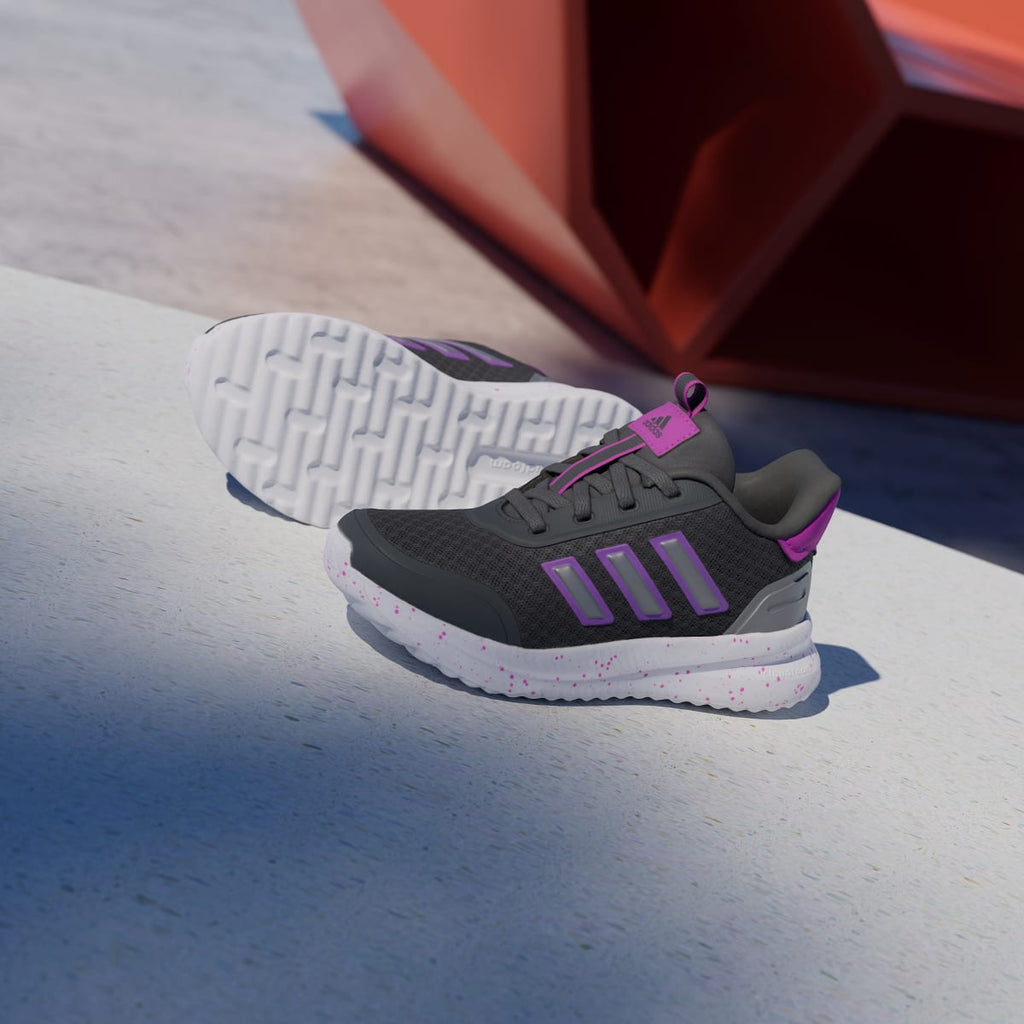 Adidas Kids' X_PLRPATH Shoes Kids - Grey Five / Purple Burst / Iron Metallic - Image 4