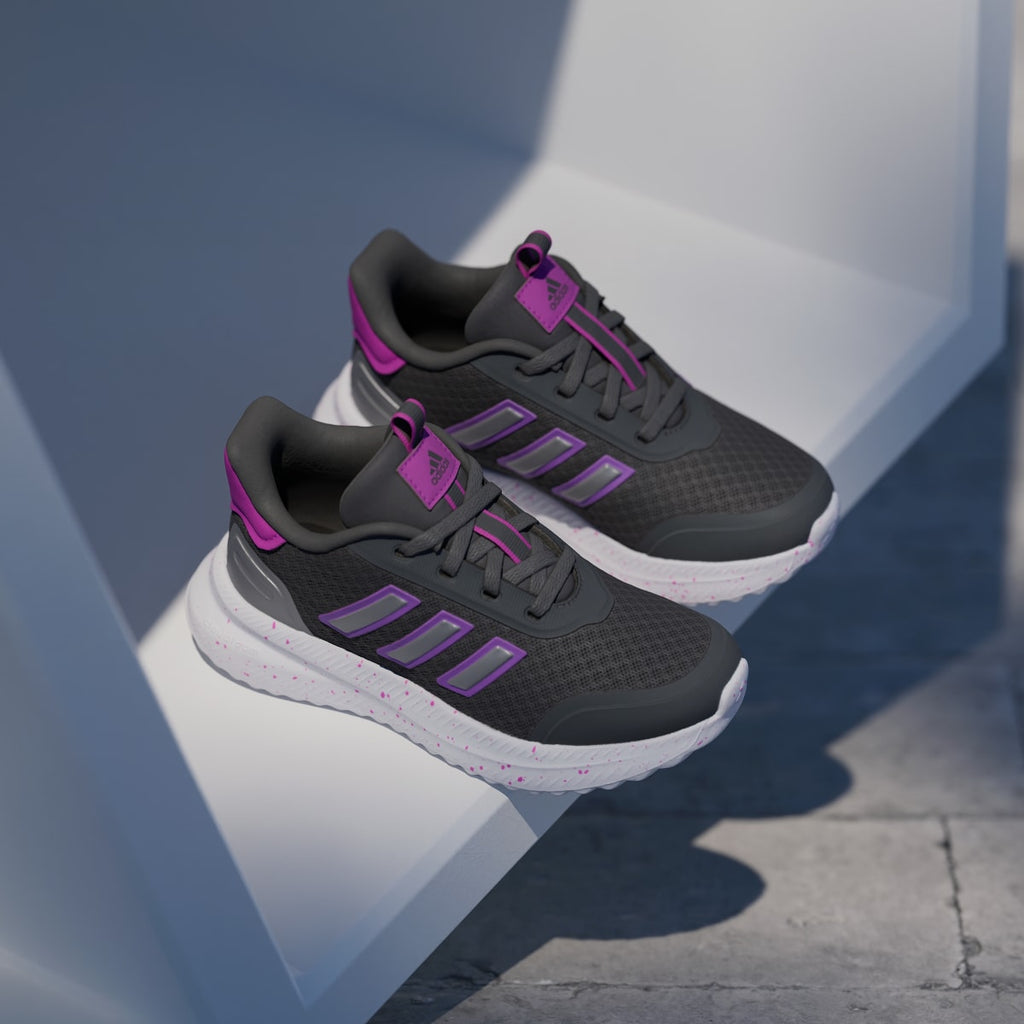 Adidas Kids' X_PLRPATH Shoes Kids - Grey Five / Purple Burst / Iron Metallic - Image 5