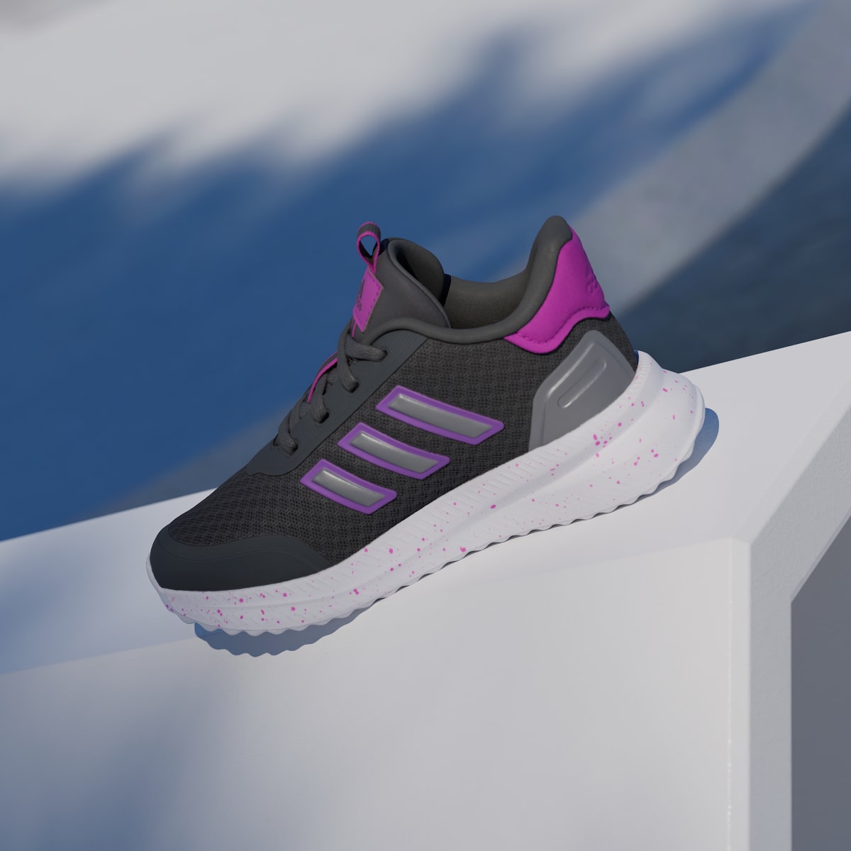Adidas Kids' X_PLRPATH Shoes Kids - Grey Five / Purple Burst / Iron Metallic - Image 7