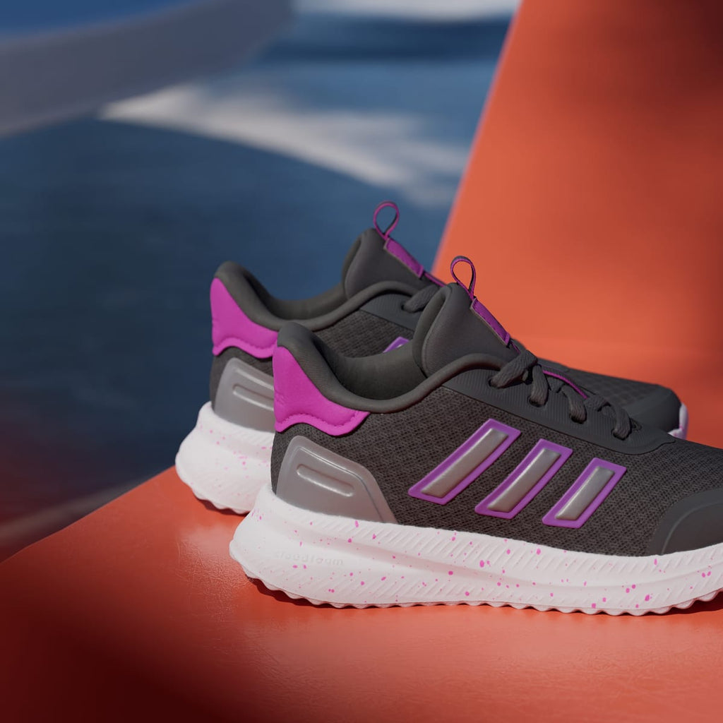 Adidas Kids' X_PLRPATH Shoes Kids - Grey Five / Purple Burst / Iron Metallic - Image 9