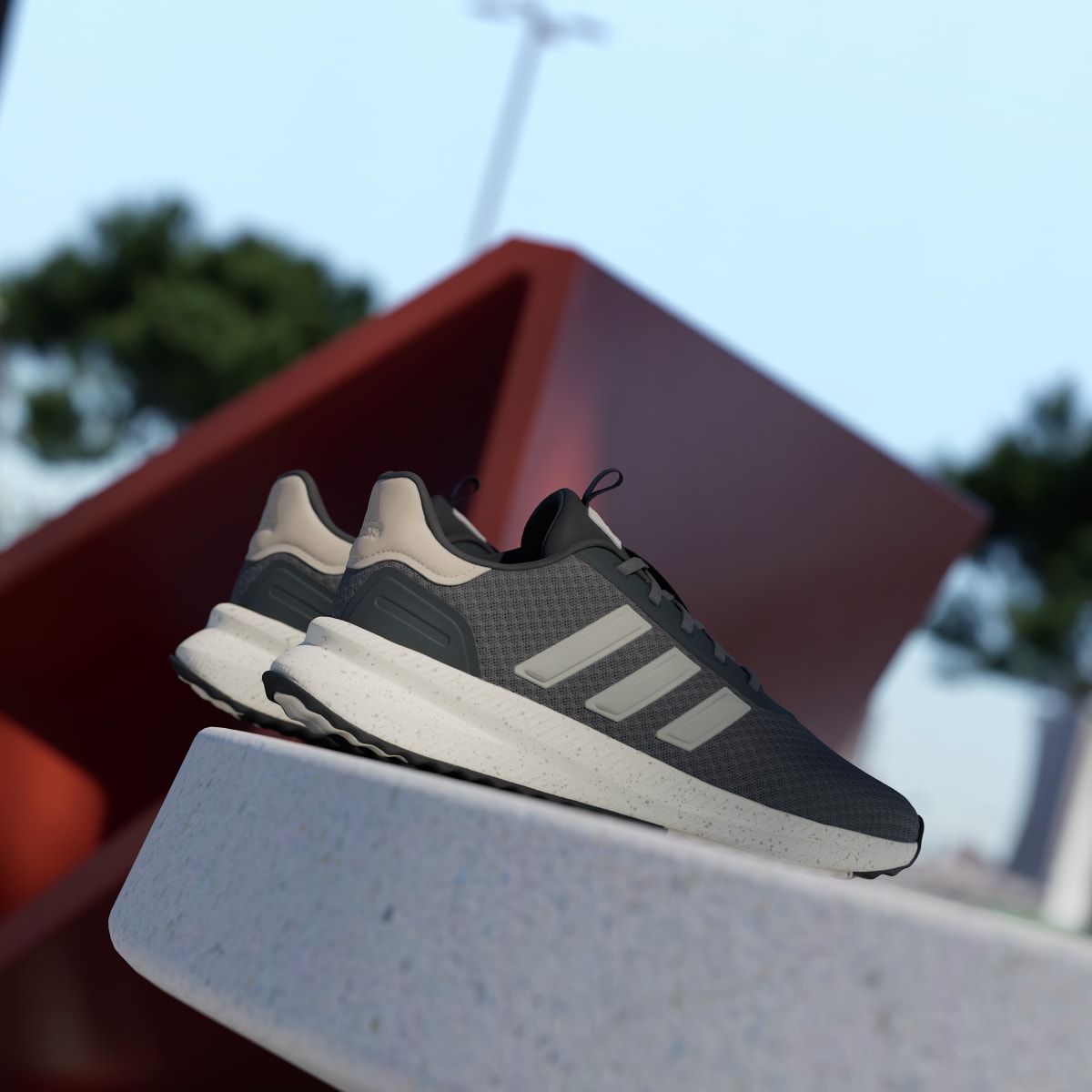 Adidas Men's X_PLR Path Shoes - Grey Four / Beige / Crystal White - Image 5