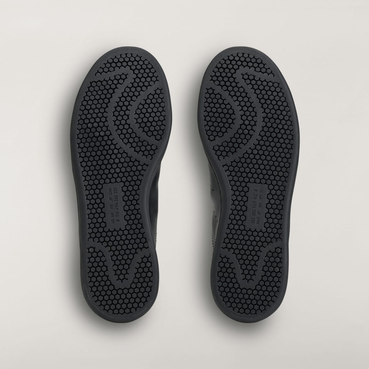 Adidas Women's Y-3 DIAGONAL STAN SMITH Sneakers - Black / Black / Black - Image 3