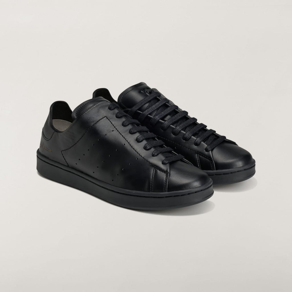 Adidas Women's Y-3 DIAGONAL STAN SMITH Sneakers - Black / Black / Black - Image 4