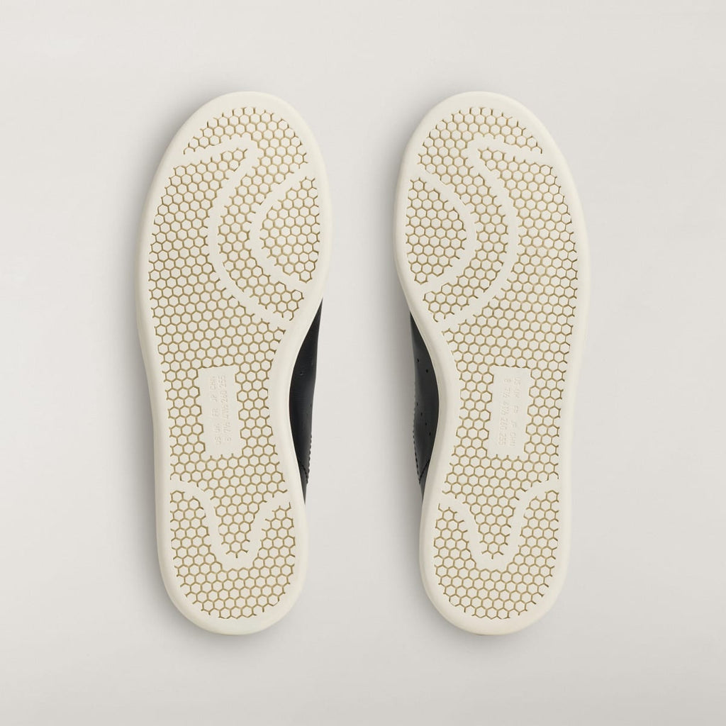 Adidas Women's Y-3 DIAGONAL STAN SMITH Sneakers - Off White / Off White / Black - Image 4