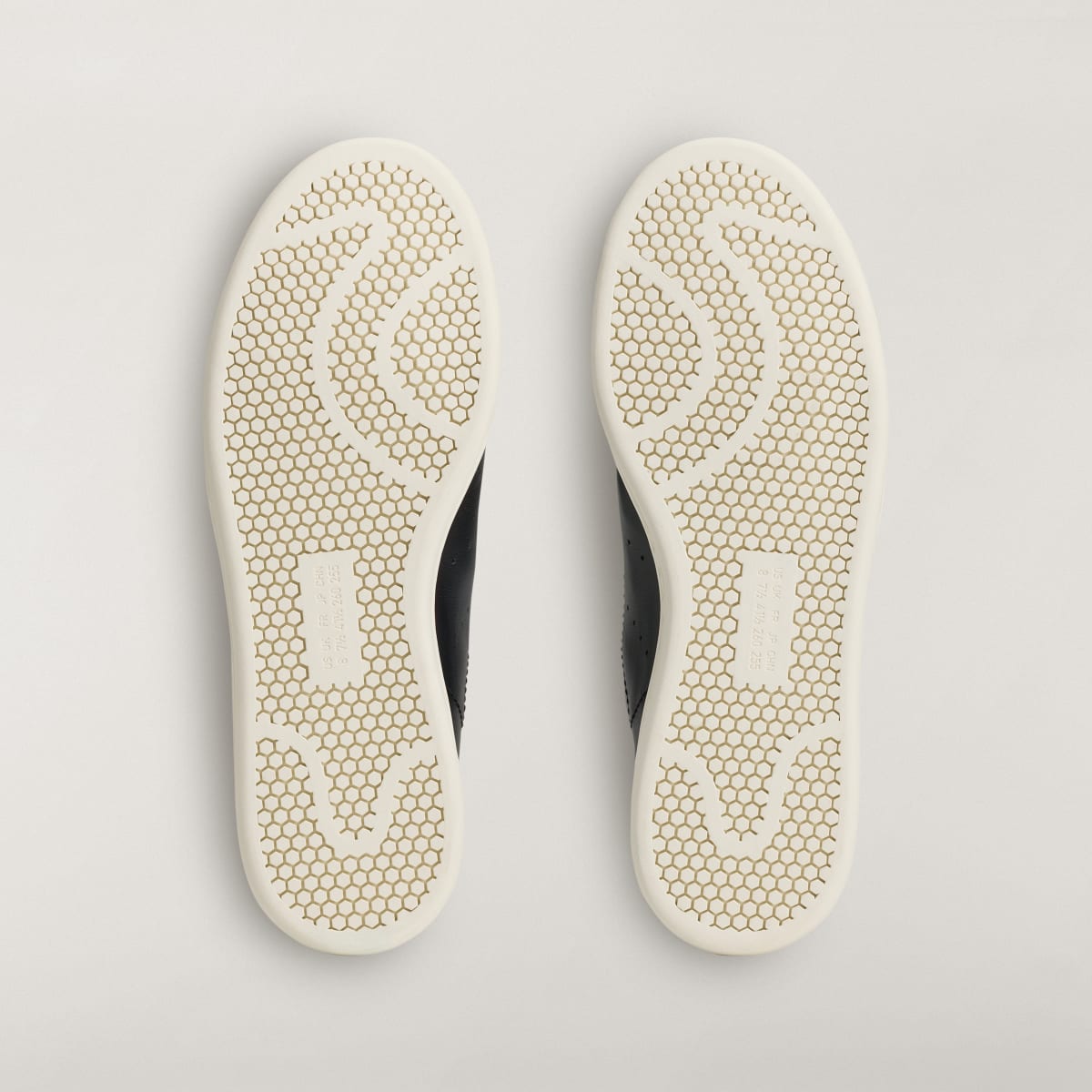 Adidas Women's Y-3 DIAGONAL STAN SMITH Sneakers - Off White / Off White / Black - Image 4