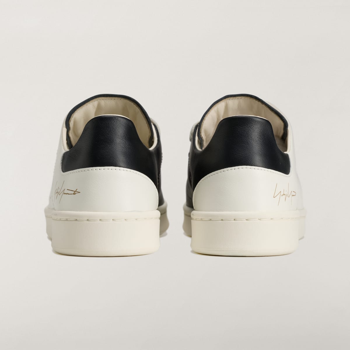 Adidas Women's Y-3 DIAGONAL STAN SMITH Sneakers - Off White / Off White / Black - Image 6