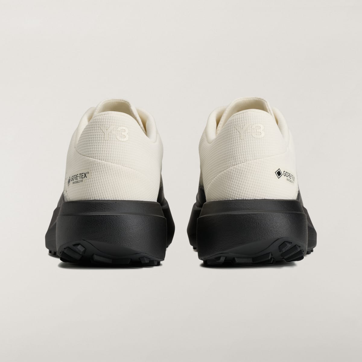 Adidas Men's Y-3 EVO SL ATR GTX sneakers - Off White / Off White / Black - Image 6