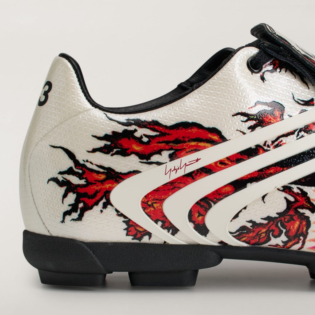 Adidas Women's Y-3 F50 TUNIT Shoes - Black / Off White / Active Maroon - Image 7