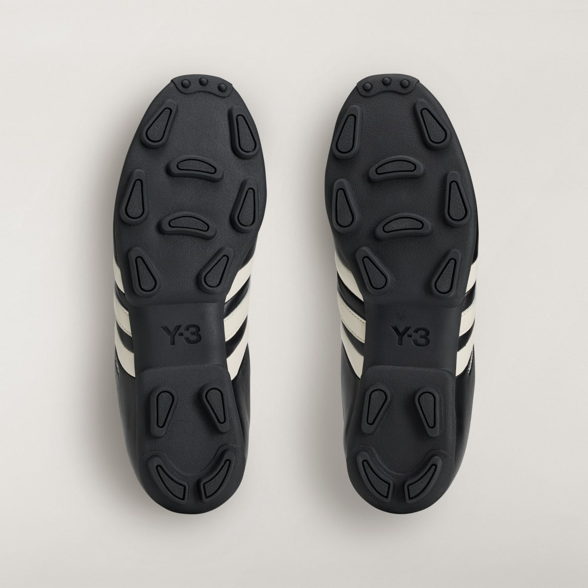Adidas Men's Y-3 FIELD Trainers - Black / Off White / Off White - Image 4