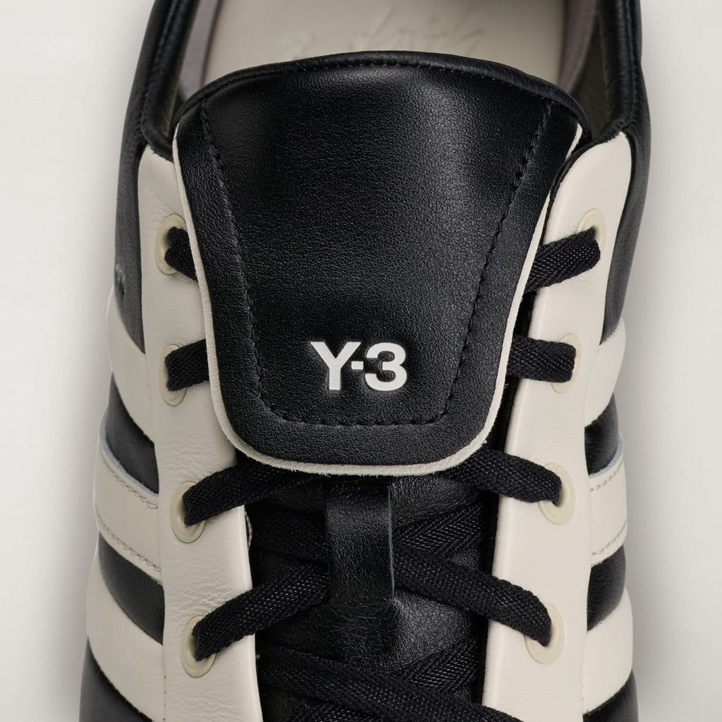 Adidas Men's Y-3 FIELD Trainers - Black / Off White / Off White - Image 9