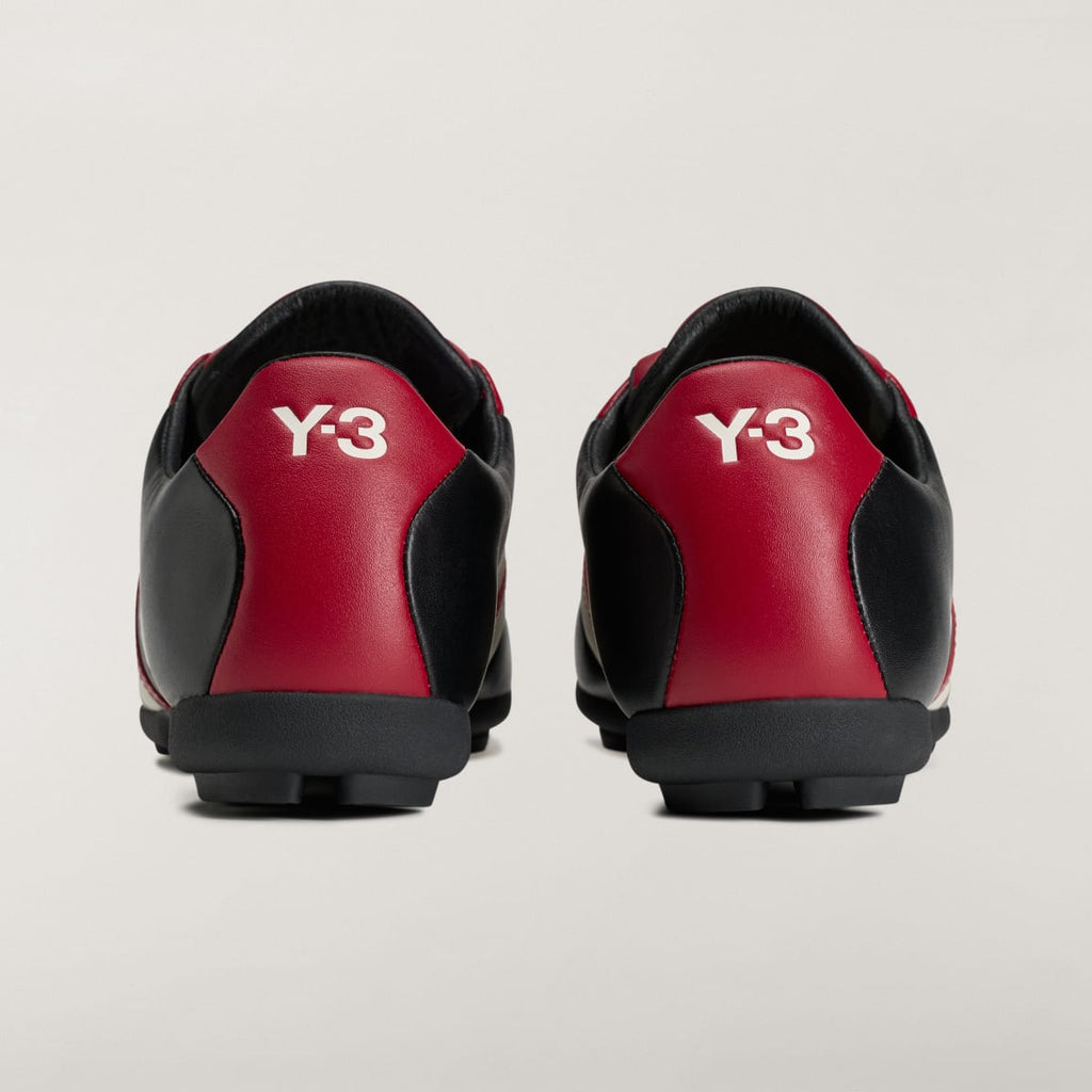 Adidas Men's Y-3 FIELD Trainers - Black / Active Maroon / Off White - Image 6