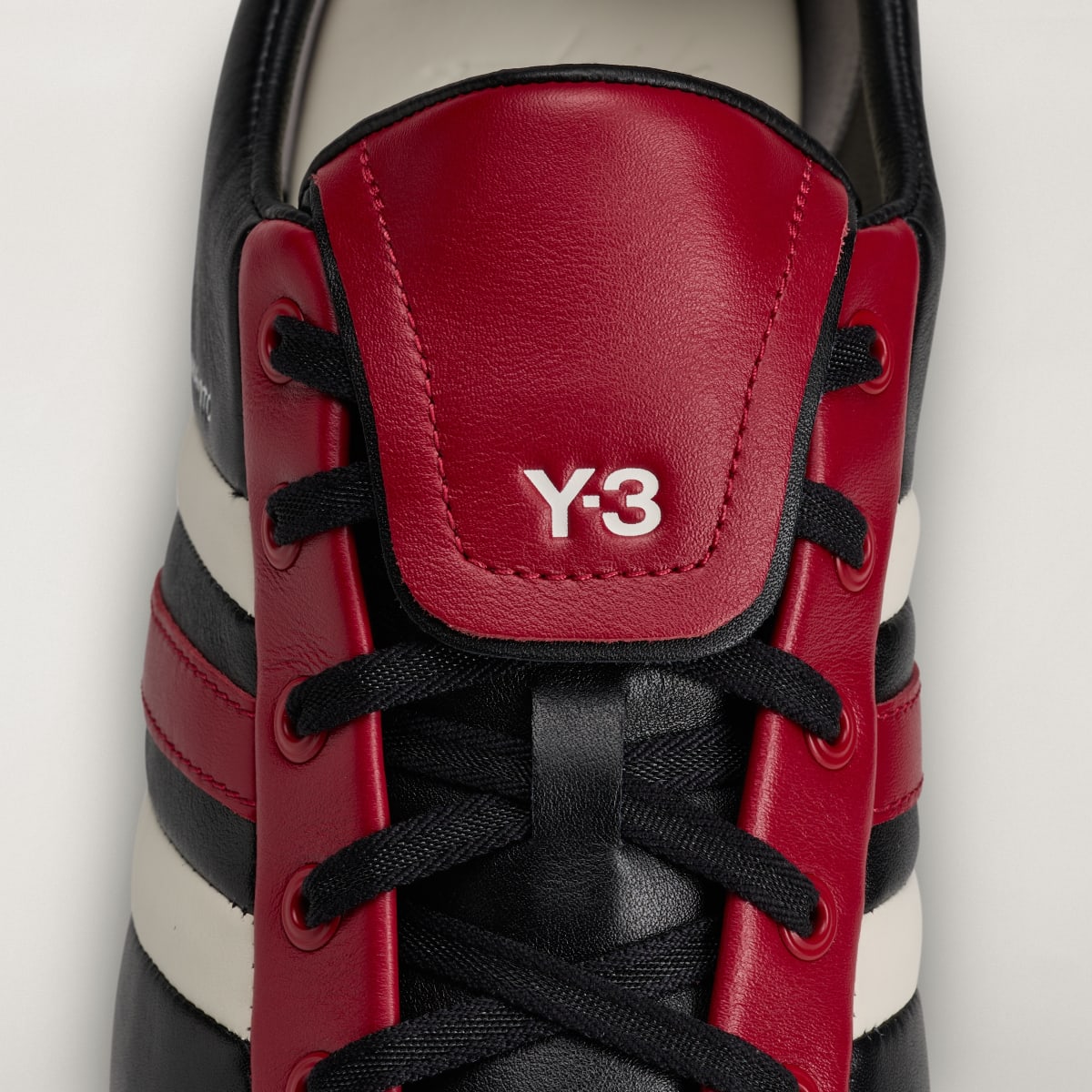 Adidas Women's Y-3 FIELD Trainers - Black / Active Maroon / Off White - Image 9