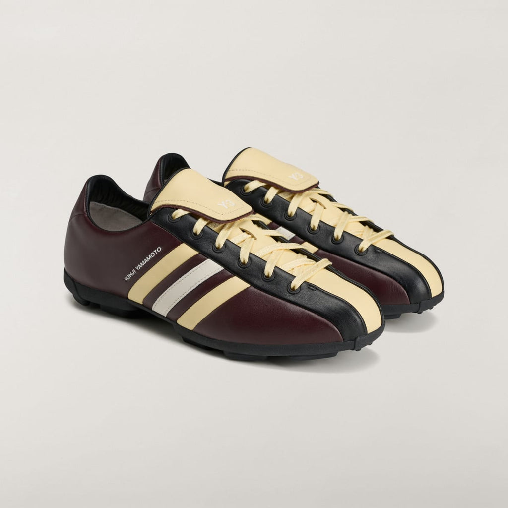 Adidas Women's Y-3 FIELD Trainers - Night Red / Black / Easy Yellow - Image 2