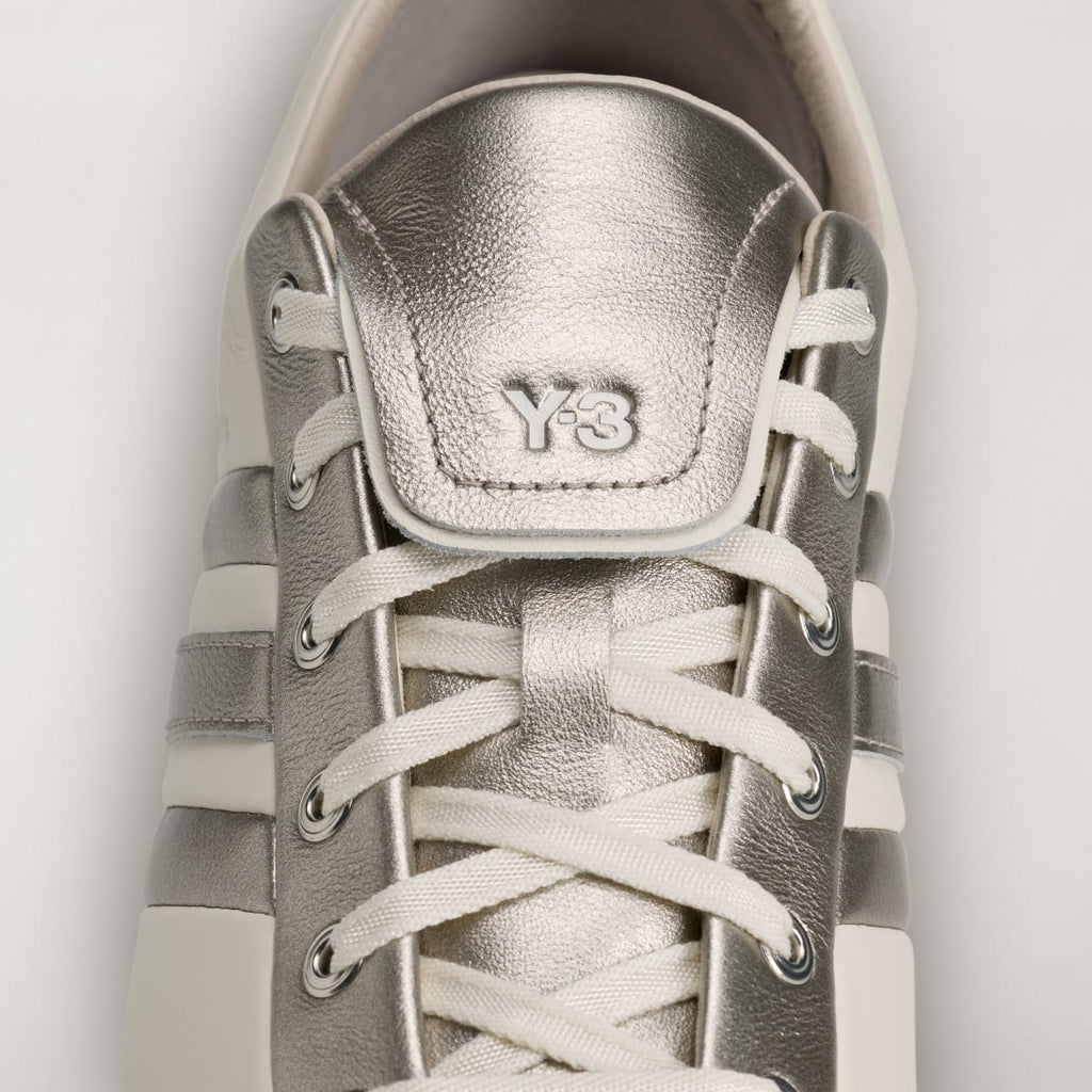 Adidas Men's Y-3 FIELD Trainers - Off White / Silver Metallic / Alumina - Image 8