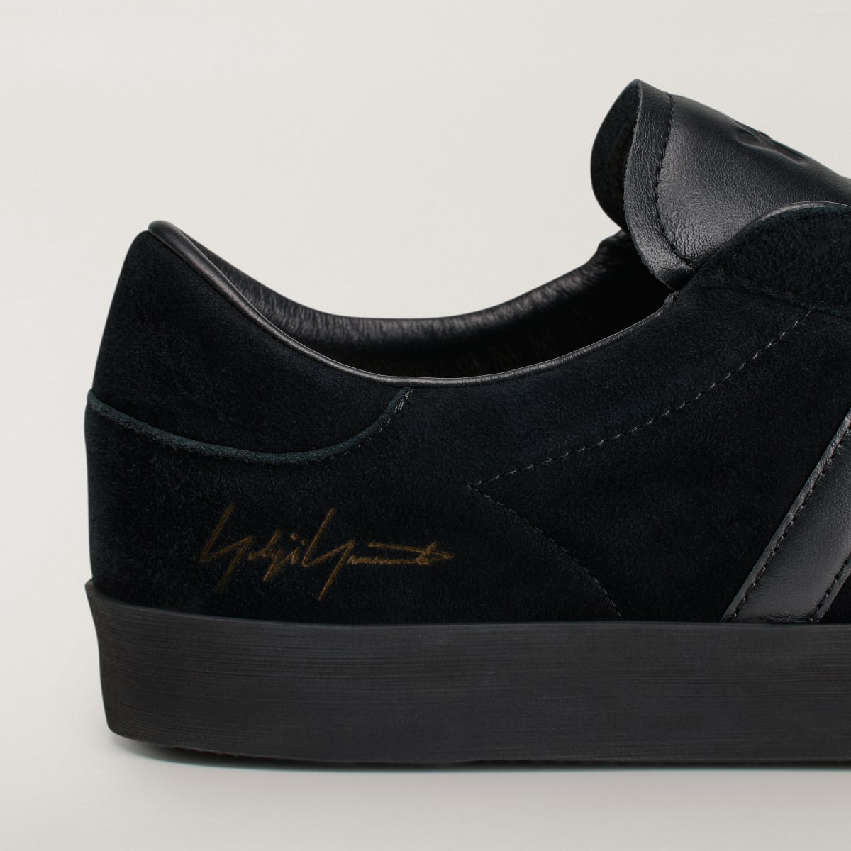 Adidas Men's Y-3 GAZELLE Shoes - Black / Black / Black - Image 7