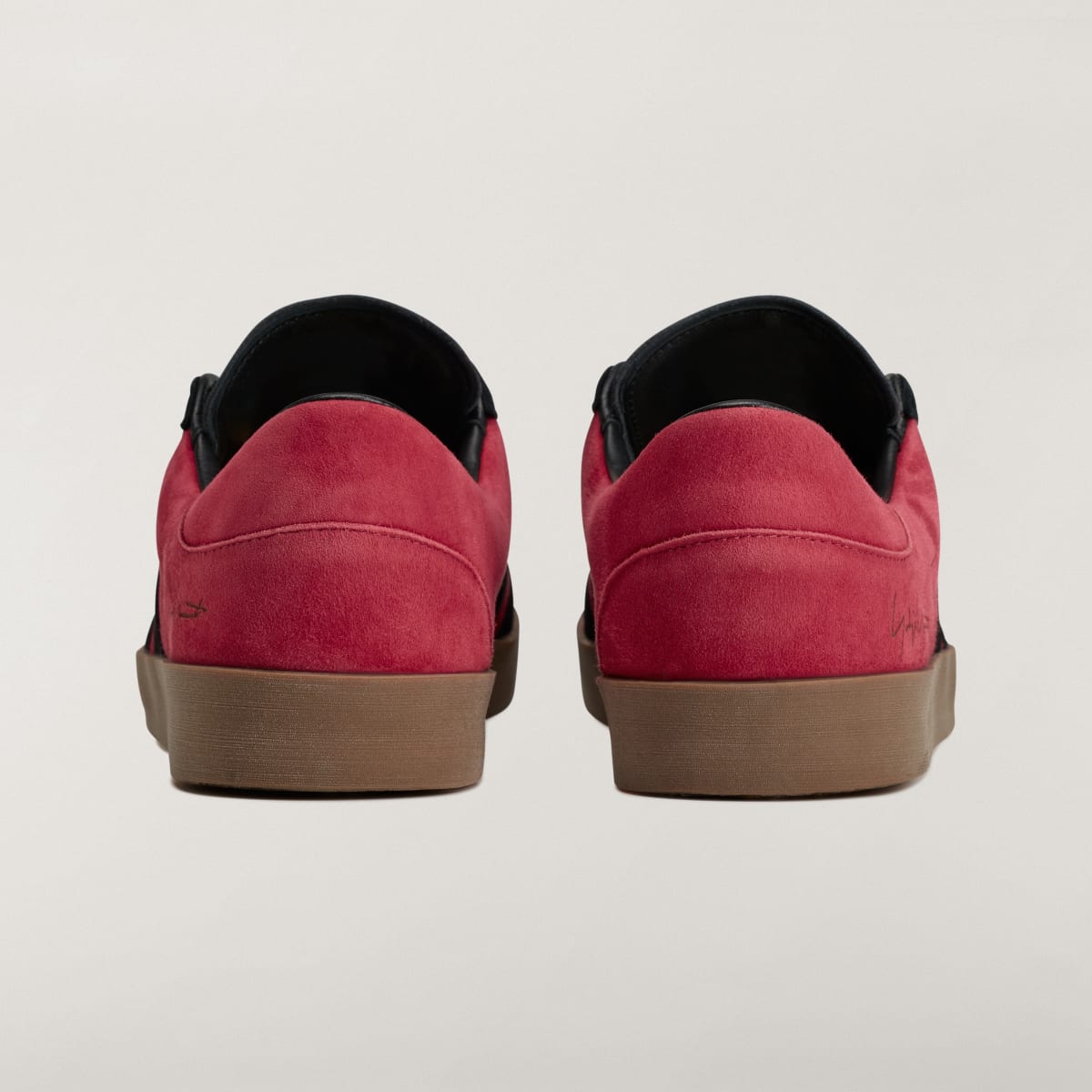 Adidas Men's Y-3 GAZELLE Shoes - Active Maroon / Black / Gum - Image 6
