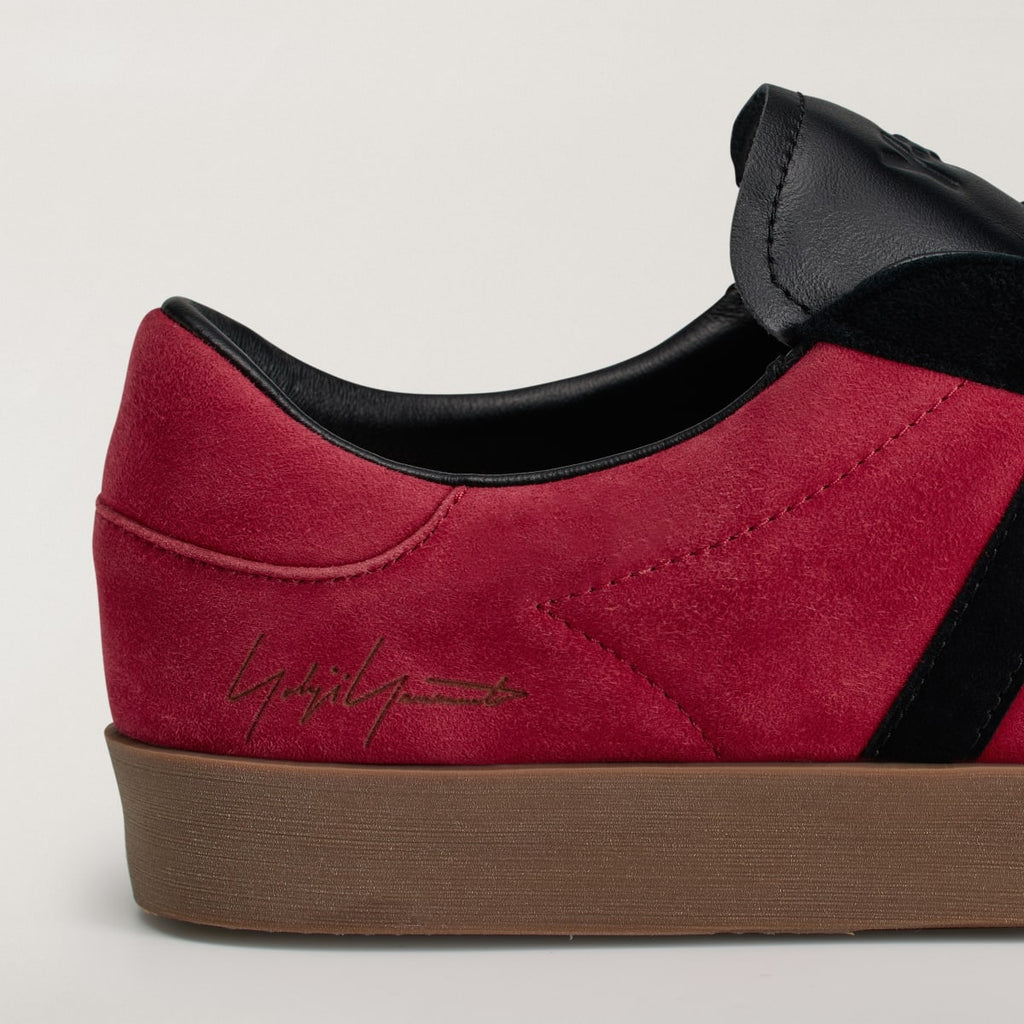 Adidas Men's Y-3 GAZELLE Shoes - Active Maroon / Black / Gum - Image 8