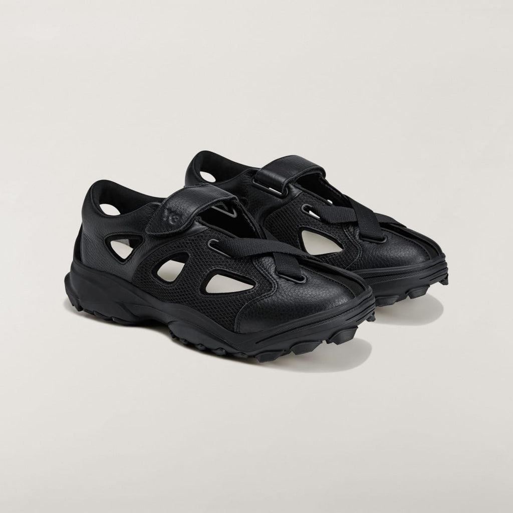 Adidas Men's Y-3 GSG9 SANDAL - Black / Black / Black - Image 4