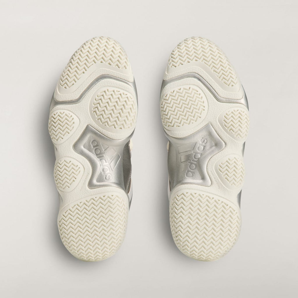 Adidas Men's Y-3 MEGABALL Trainers - Silver Metallic / Silver Metallic / Off White - Image 3