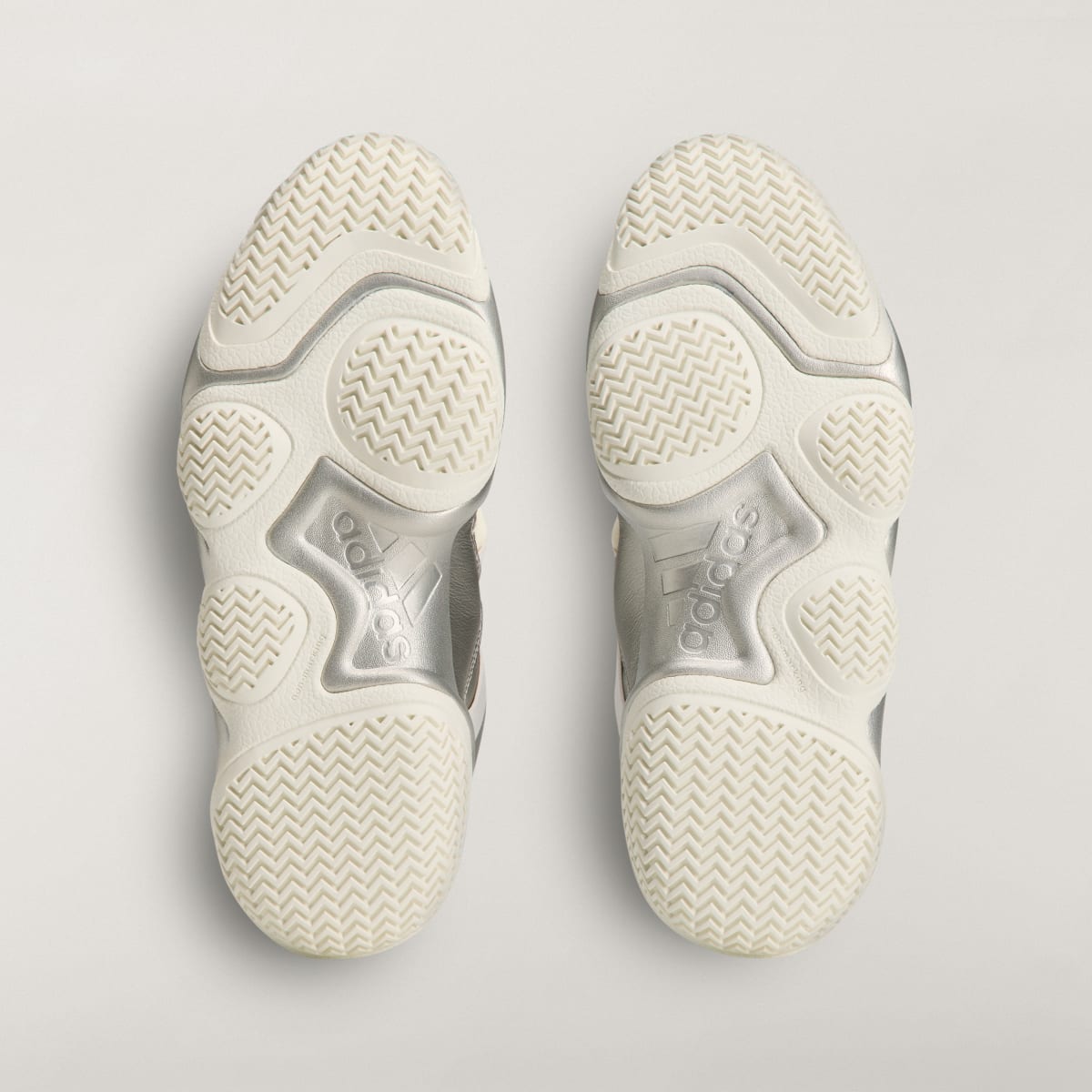 Adidas Women's Y-3 MEGABALL Trainers - Silver Metallic / Silver Metallic / Off White - Image 3