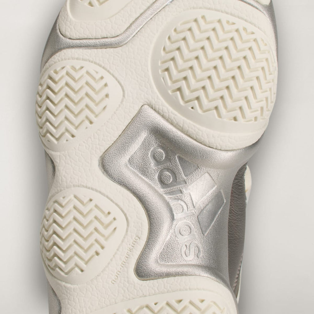 Adidas Women's Y-3 MEGABALL Trainers - Silver Metallic / Silver Metallic / Off White - Image 8