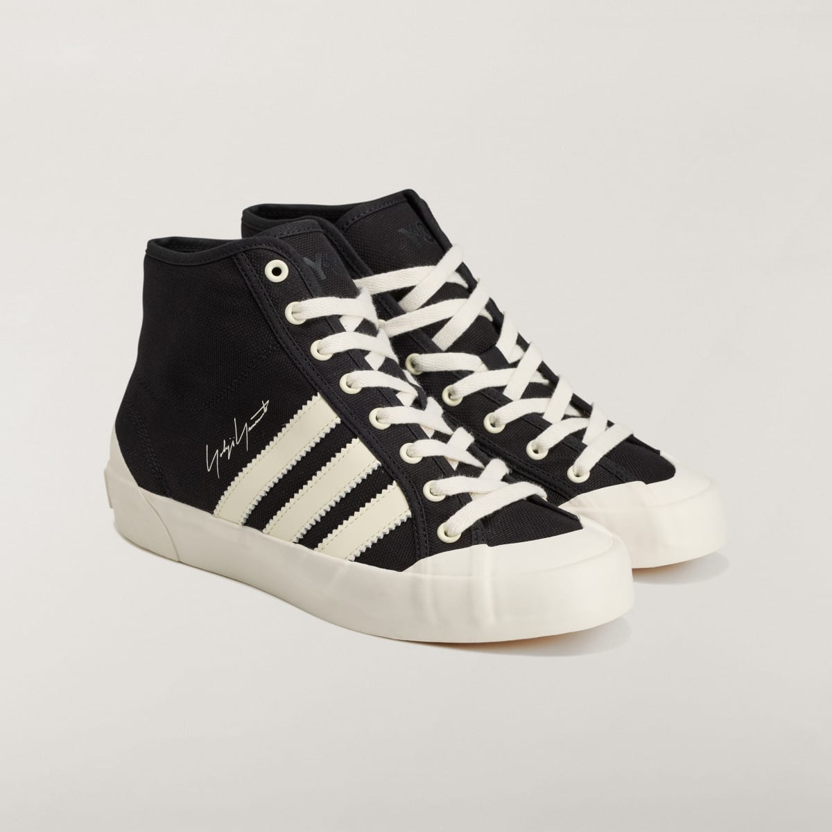 Adidas Women's Y-3 NISI HI - Black / Black / Off White - Image 4