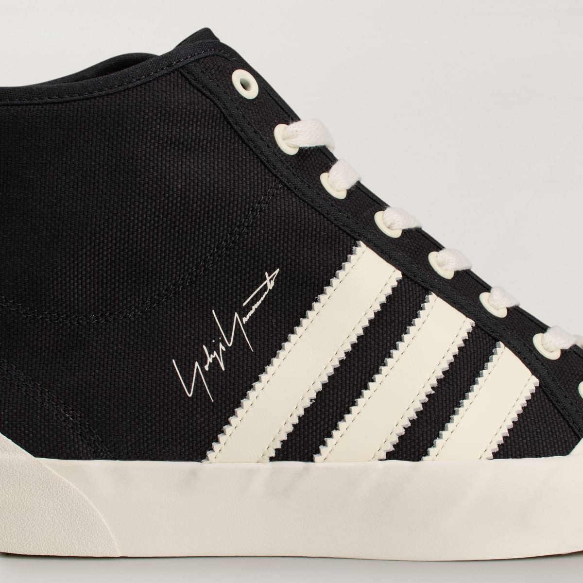 Adidas Women's Y-3 NISI HI - Black / Black / Off White - Image 7
