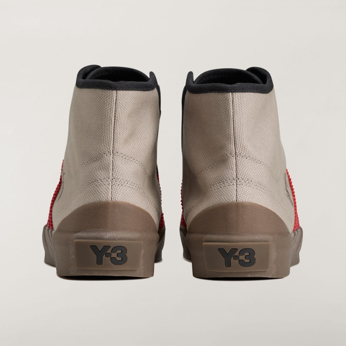 Adidas Men's Y-3 NISI HI - Light Brown / Black / Active Maroon - Image 6