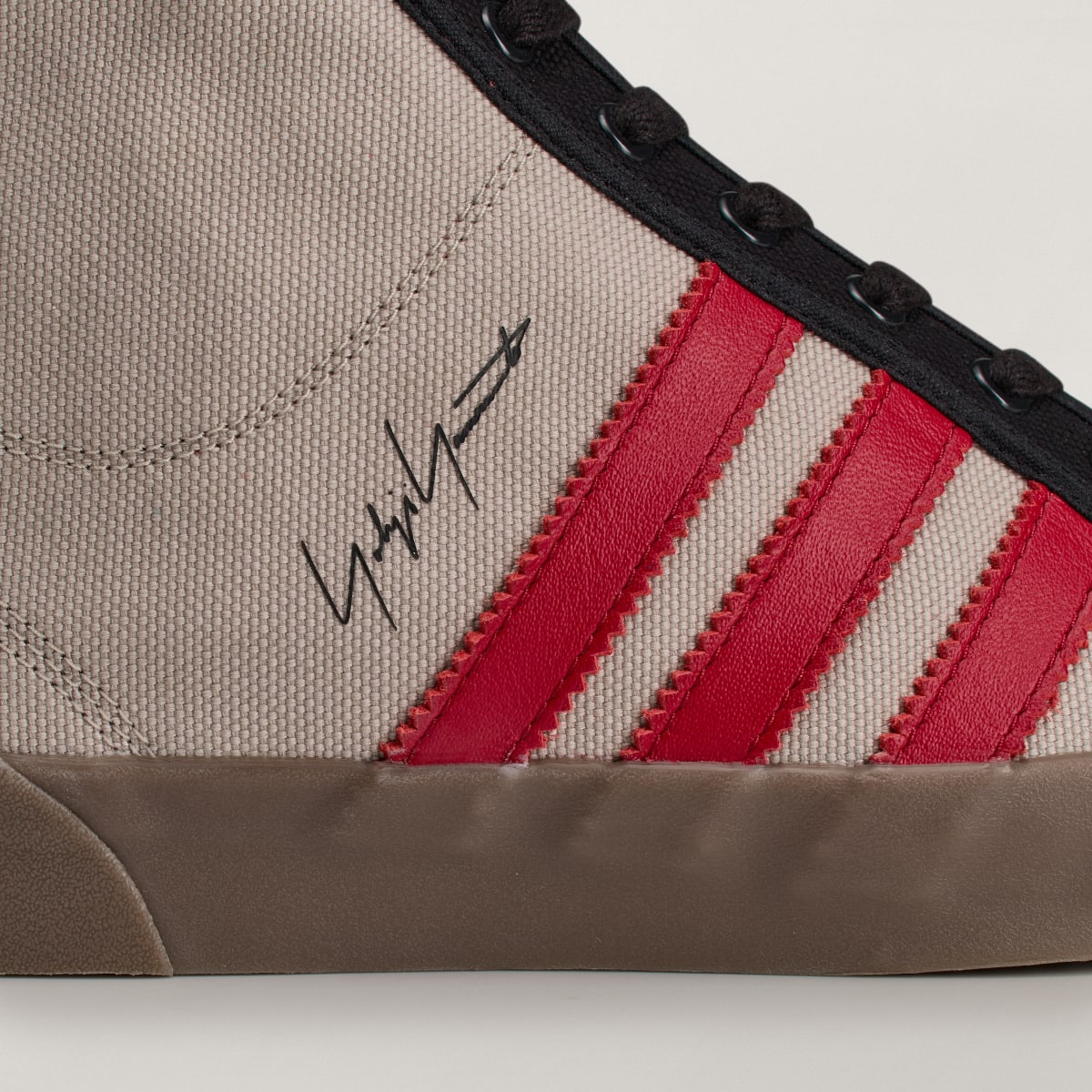 Adidas Men's Y-3 NISI HI - Light Brown / Black / Active Maroon - Image 8