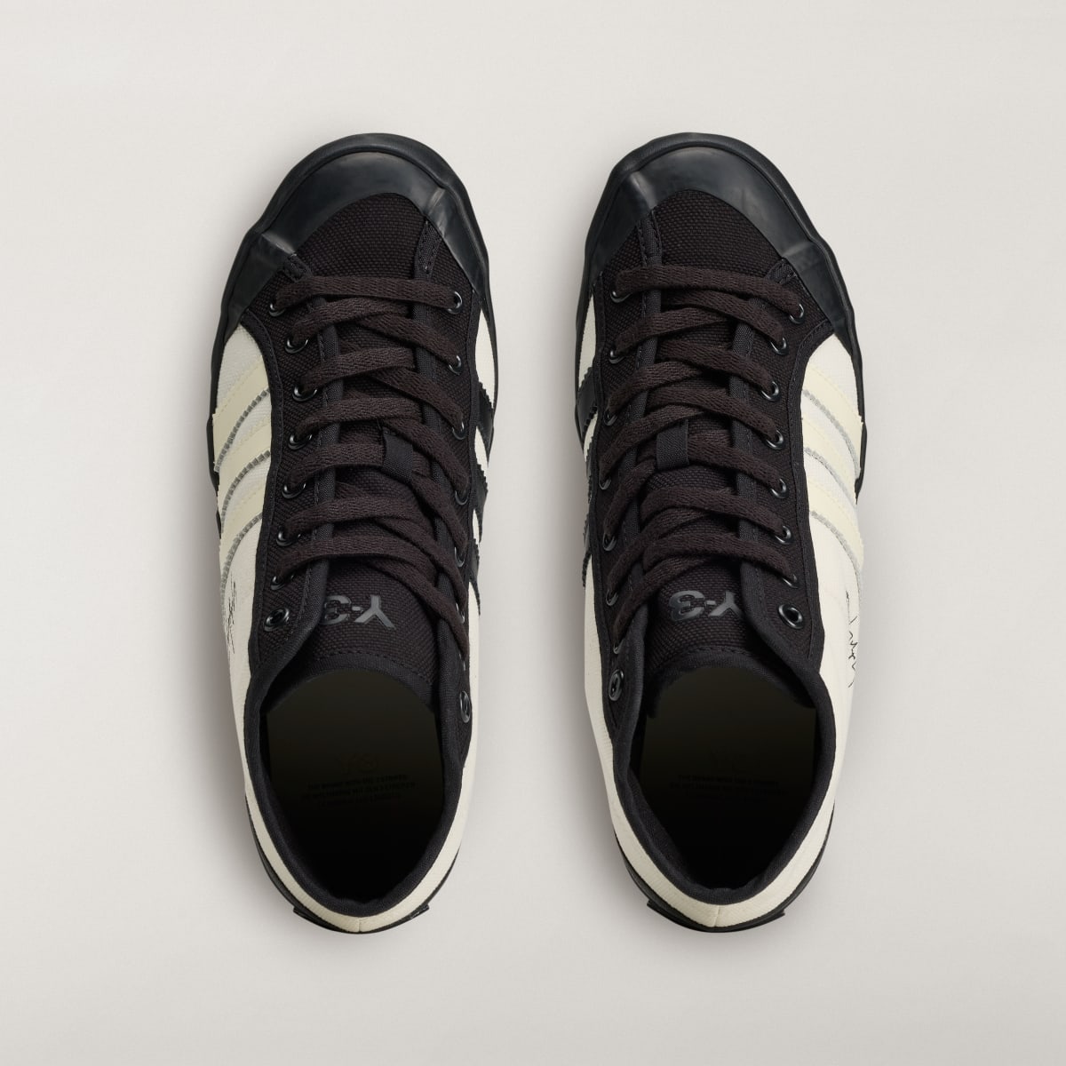 Adidas Men's Y-3 NISI HI - Off White / Off White / Black - Image 3