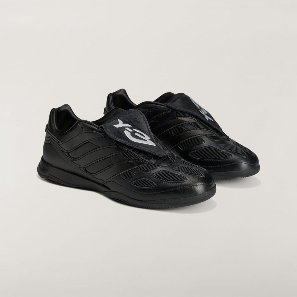 Adidas Men's Y-3 PREDATOR PRECISION Sneakers - Black / Black / Off White - Image 4