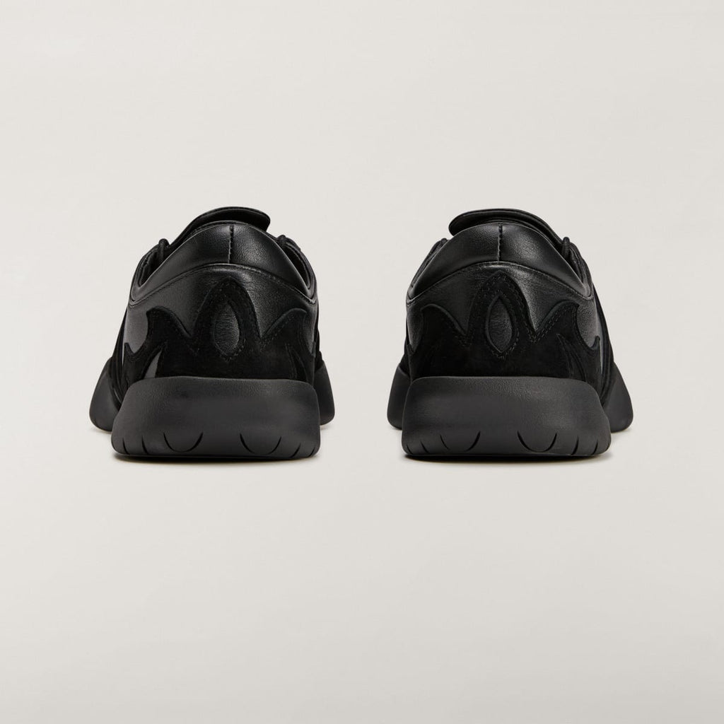 Adidas Women's Y-3 REGU LEATHER Shoes - Black / Black / Black - Image 5