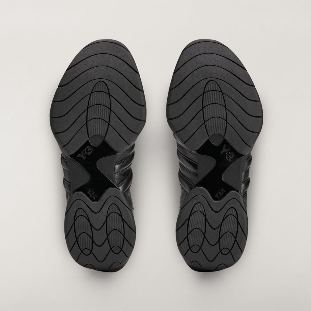 Adidas Men's Y-3 REGU MULE - Black / Black / Black - Image 3