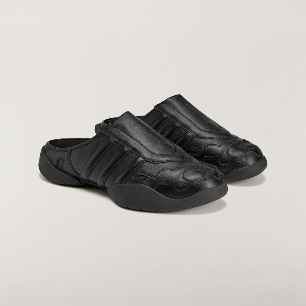 Adidas Men's Y-3 REGU MULE - Black / Black / Black - Image 4