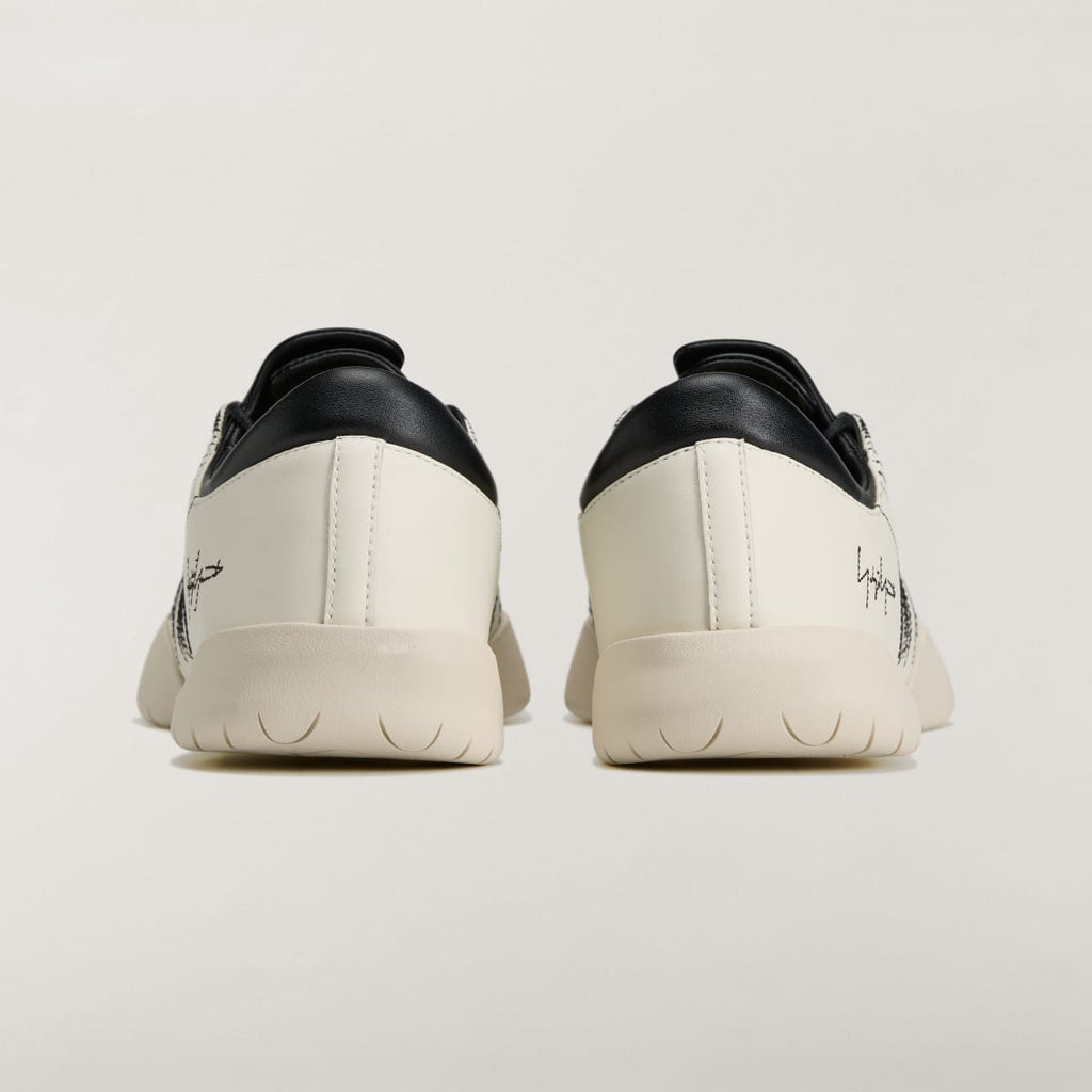 Adidas Men's Y-3 REGU Trainers - Off White / Black / Alumina - Image 6