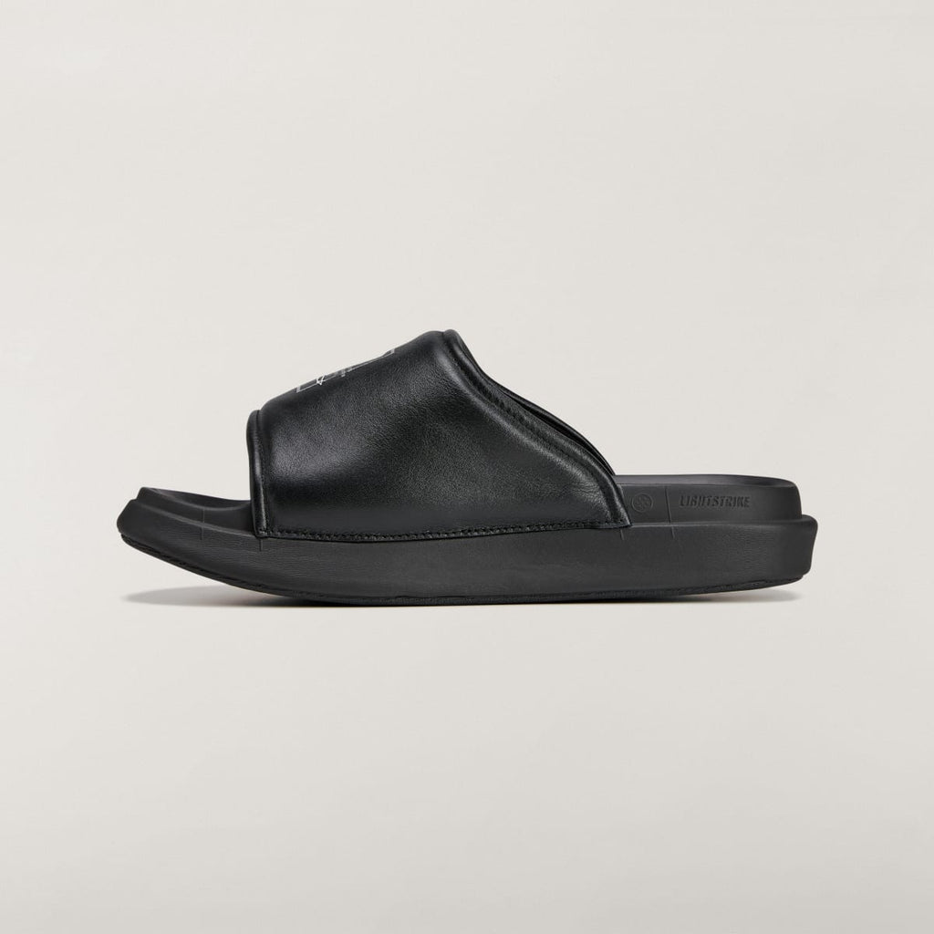 Adidas Men's Y-3 SLIDE - Black / Black / Black - Image 6