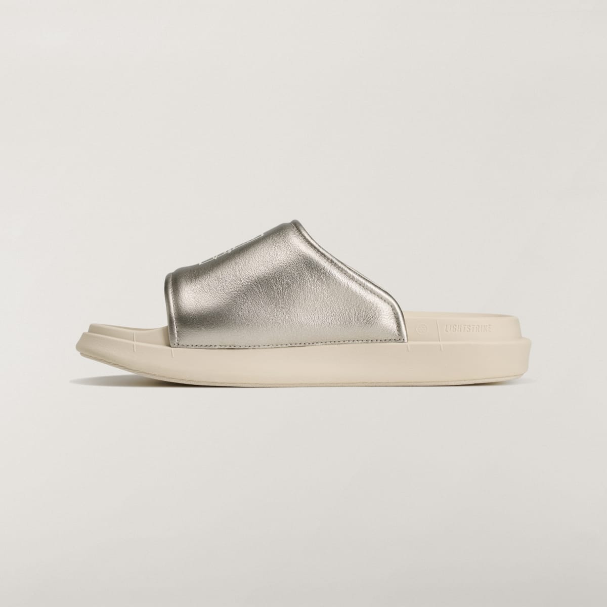 Adidas Men's Y-3 SLIDE SHOES - Silver Metallic / Silver Metallic / Alumina - Image 6