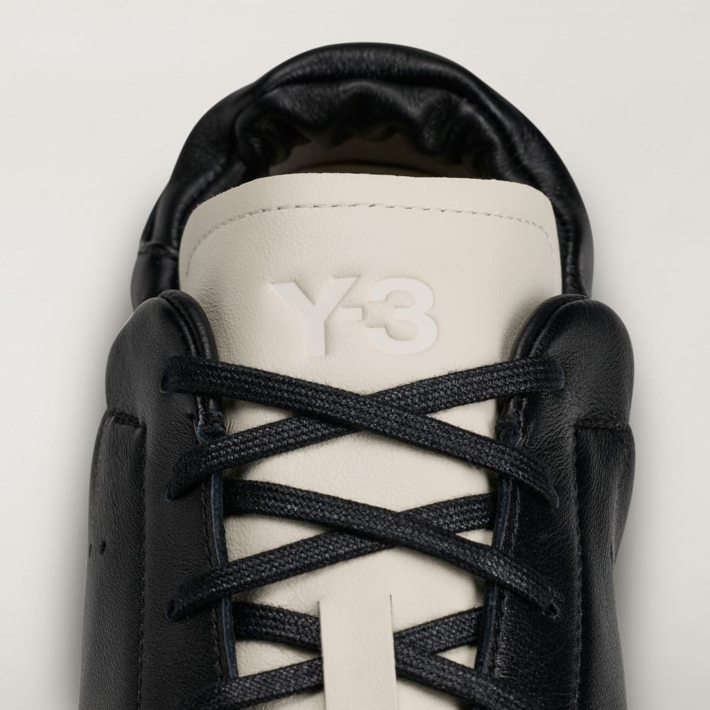 Adidas Women's Y-3 STAN SMITH LO PRO Shoes - Black / Black / Off White - Image 9