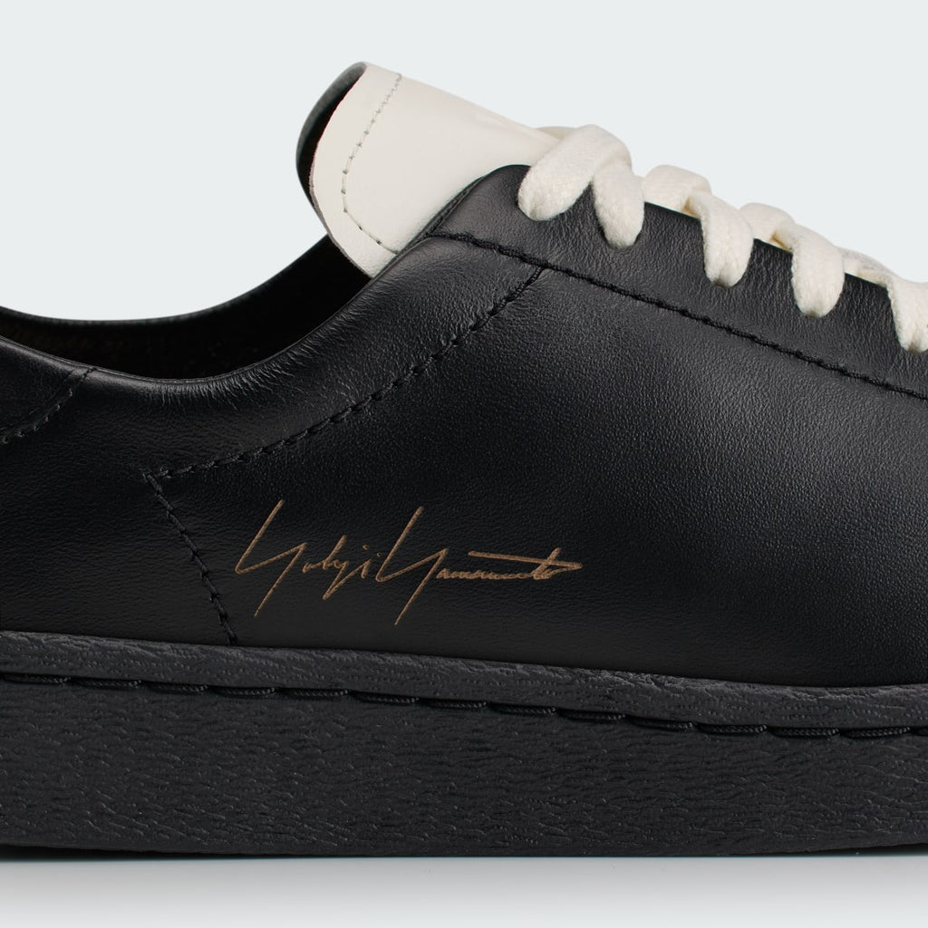 Adidas Men's Y-3 SUPERSTAR Sneakers - Black / Black / Off White - Image 7