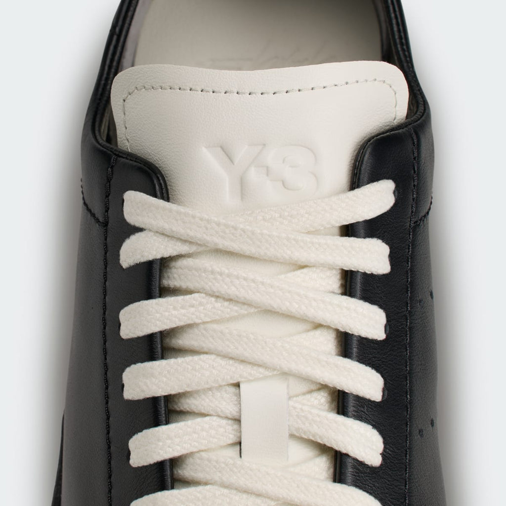 Adidas Men's Y-3 SUPERSTAR Sneakers - Black / Black / Off White - Image 8
